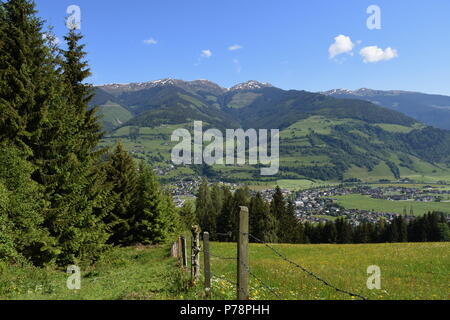 Hohe Tauern bei Niedernsill Salzachtal Kitzsteinhorn Foto Stock