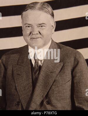HOOVER , HERBERT C . 1874-1964 1 PRESIDENTE DE ESTADOS UNIDOS. 1929 - 1933. Foto Stock