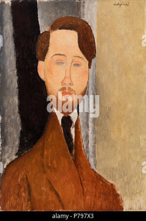 8 Amedeo Modigliani - Léopold Zborowksi - BF261 - Barnes Foundation Foto Stock