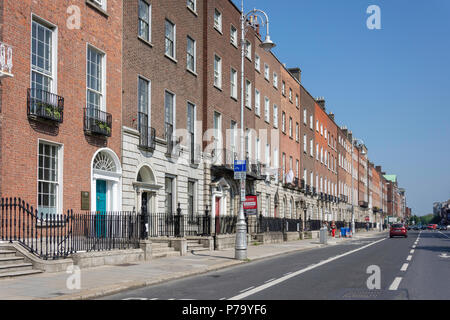 Case cittadine Georgiane, Merrion Square, Dublino, Provincia di Leinster, Repubblica di Irlanda Foto Stock