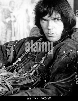 Neil Young, 1971 Foto Stock