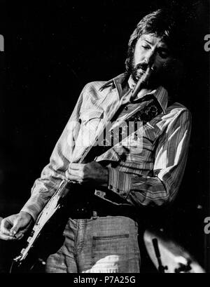 Eric Clapton, hammersmith odeon, Londra 1974 Foto Stock