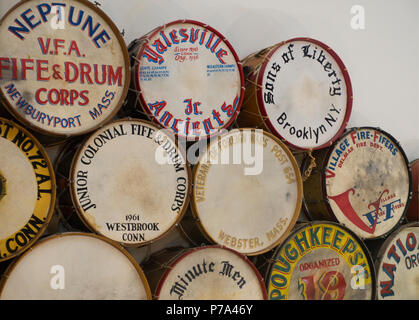 Museo di Fife e tamburo in Ivoryton CT Foto Stock