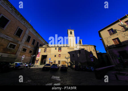 Gli edifici di vecchia costruzione presso la città di Toledo, Madrid, Spagna Foto Stock