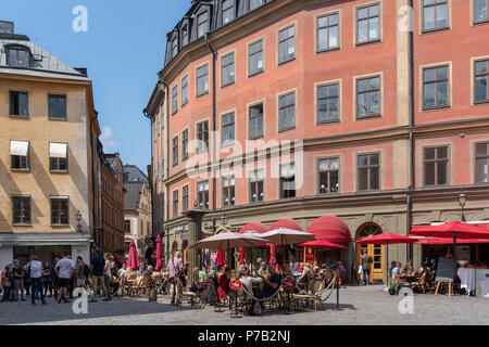 Järntorget / Il ferro Square, Gamla Stan, Stoccolma, Svezia Foto Stock