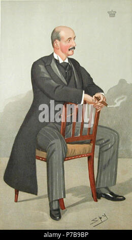 La caricatura di Earl Grey. Leggere la didascalia "Un Chartered Amministratore'. 1898 43 Earl Grey Vanity Fair 1898-04-28 Foto Stock