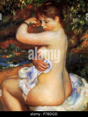 Il lavoro di Pierre-Auguste Renoir . prima di 1919 67 Renoir - dopo-la-bagno.jpg!PinterestLarge Foto Stock