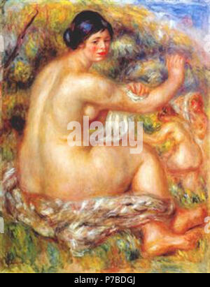 Il lavoro di Pierre-Auguste Renoir . prima di 1919 67 Renoir - dopo-la-bagno-1912.jpg!PinterestLarge Foto Stock