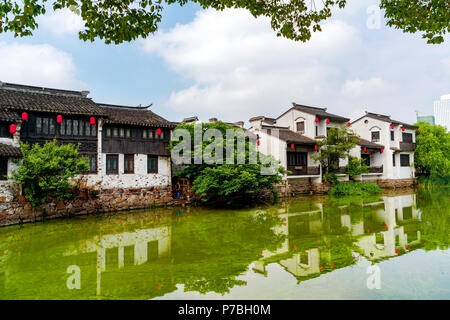 Wuxi, una famosa città d'acqua in Cina Foto Stock