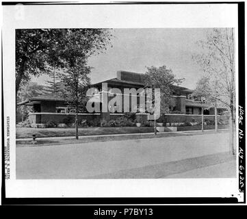 2. Piastra ^78, prospetto principale, vista dalla carreggiata - W. R. Heath House, 76 soldati posto, Buffalo, Erie County, NY - LOC - hhh.ny0914.foto.116293p. Foto Stock