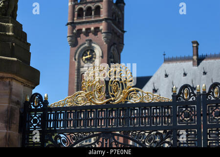 Corte internazionale di giustizia libertà palace l'Aia Paesi Bassi Foto Stock