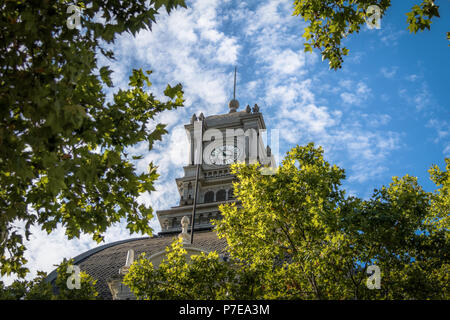 Orologio di Buenos Aires City Hall - Palacio Municipal de la Ciudad de Buenos Aires - Buenos Aires, Argentina Foto Stock