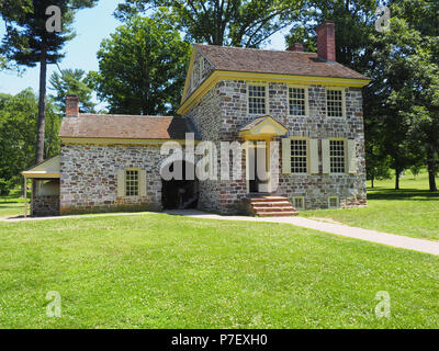 La sede per il generale George Washington in Valley Forge durante la guerra rivoluzionaria. Foto Stock