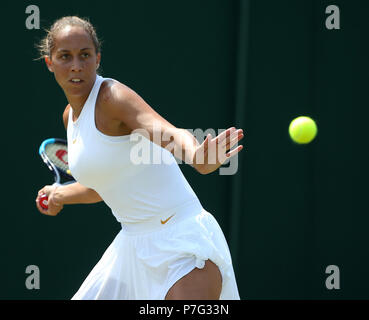 Tasti di Madison, i campionati di Wimbledon 2018, i campionati di Wimbledon 2018 All England Tennis Club, 2018 Foto Stock