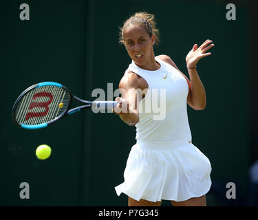 Tasti di Madison, i campionati di Wimbledon 2018, i campionati di Wimbledon 2018 All England Tennis Club, 2018 Foto Stock