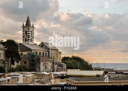 L' Abbazia di San Giuliano di Genova Foto Stock