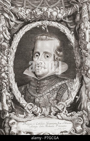 Il re Filippo IV di Spagna. Felipe IV, 1605-1665. Dopo un lavoro di artista olandese Jacob Louys, 1595/1600-1673. Foto Stock
