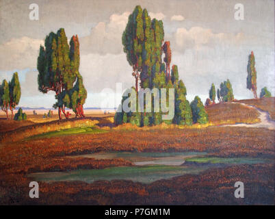 Fotocamere digitali Olympus 15 Albert König Heidelandschaft m Wacholder 01 Foto Stock