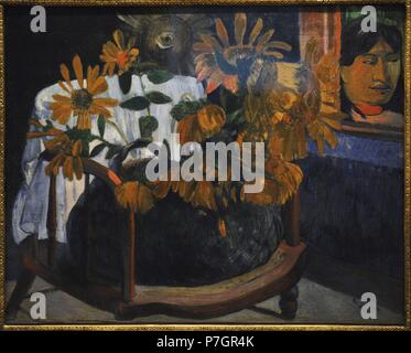Paul Gauguin (1848-1903). Pittore Francese. Girasoli, 1901. Olio su tela. Lo stato Museo Hermitage. San Pietroburgo. La Russia. Foto Stock
