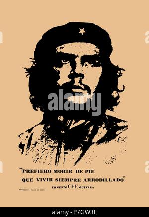 Ernesto "Che" Guevara (1928-1967), revolucionario sudamericano. Foto Stock