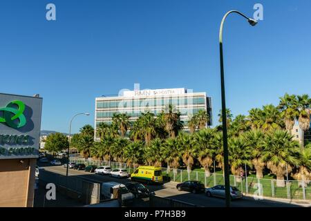 Oficinas centrales del banco BMN Sa Nostra, poligono de Son Fuster, Palma,Maiorca, isole Baleari, Spagna, Europa. Foto Stock