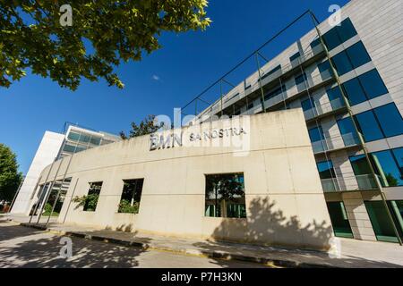 Oficinas centrales del banco BMN Sa Nostra, poligono de Son Fuster, Palma,Maiorca, isole Baleari, Spagna, Europa. Foto Stock