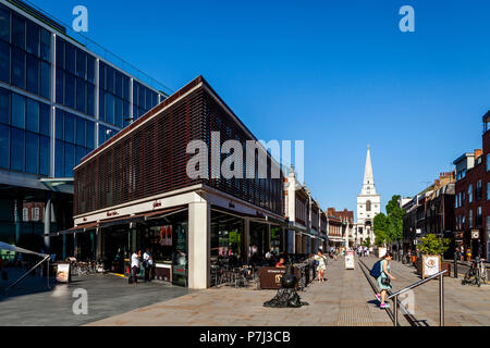 Patisserie Valerie, Spitalfields Market di Londra, Inghilterra Foto Stock