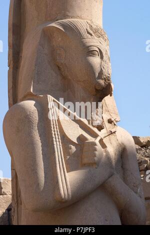 Templo de Karnak. Foto Stock