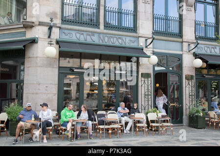 Cafe Norden; Copenaghen; Danimarca Foto Stock