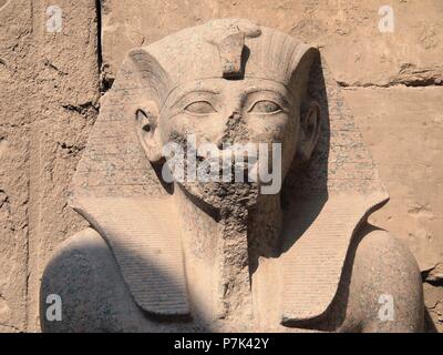 Templo de Karnak. Foto Stock