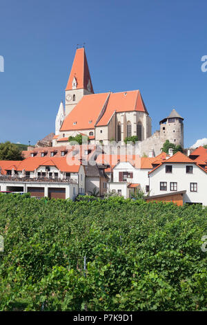 Chiesa Parrocchiale di San Maurizio, Spitz, Danubio, Wachau, Austria Inferiore, Austria Foto Stock