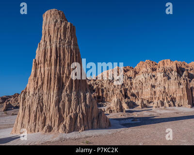 Pinnacle, Cathedral Gorge State Park, Panaca, Nevada. Foto Stock