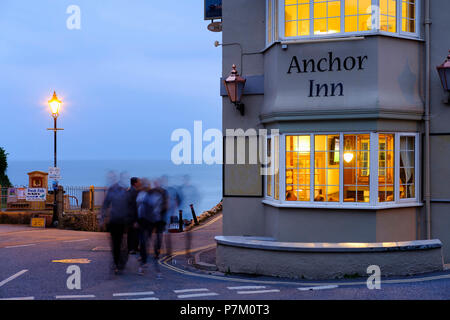 Anchor Inn, birra, Devon, Inghilterra, Regno Unito Foto Stock