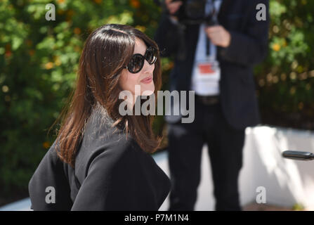 17 maggio 2017 - Parigi, Francia: Monica Bellucci assiste un photocall durante il settantesimo Cannes film festival. Monica Bellucci Lors du 70eme Festival de Cannes.*** Francia / NESSUNA VENDITA A MEDIA FRANCESI *** Foto Stock