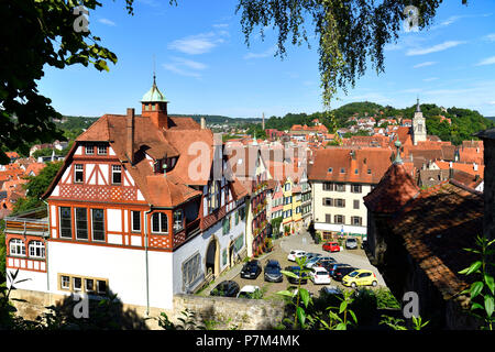 Germania, Baden-Württemberg, Neckartal (valle del Neckar), Tübingen Foto Stock