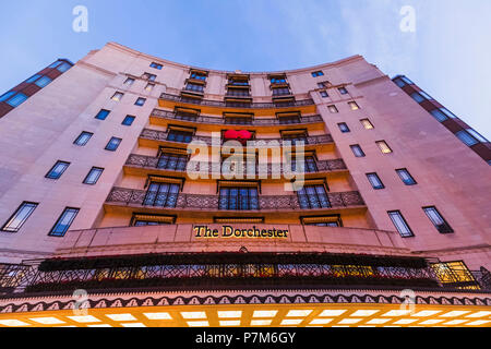 Inghilterra, London, Mayfair, Park Lane, il Dorchester Hotel Foto Stock