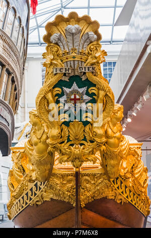 Inghilterra, Londra Greenwich, Museo Marittimo Nazionale, il Principe Federico di intrusione Foto Stock