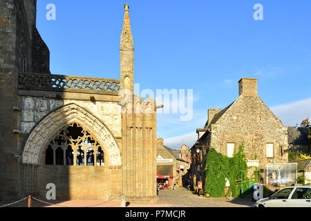 Francia, Ille et Vilaine e della baia di Mont Saint Michel, Dol de Bretagne, San Sansone cattedrale di stile gotico Foto Stock