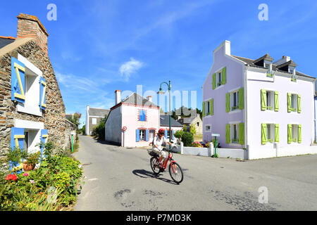 Francia, Morbihan, Belle Ile en mer, Le Palais Foto Stock