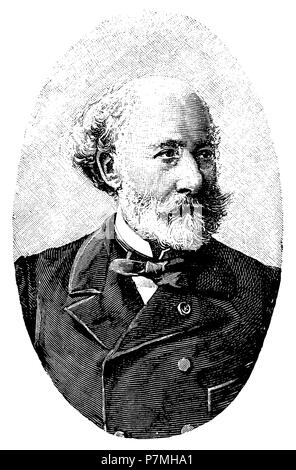 Feuillet, ottava (1821-1890), scrittore francese, 1895 Foto Stock