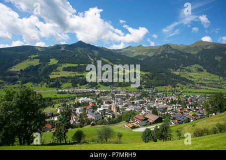 Salisburgo, Austria Membro, Gasteinertal, Bad Hofgastein, townscape, Foto Stock