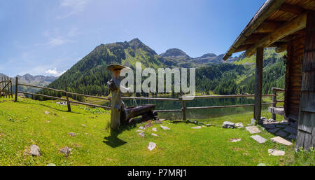 L'Austria, la Stiria, Schladming, Obertal, Duisitzkarsee, lago di montagna, Schladminger Tauern, Foto Stock