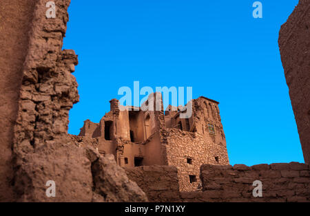 AIT Ben Haddou, Marocco - circa aprile 2017: il Ksar di Ait Ben Haddou. Foto Stock