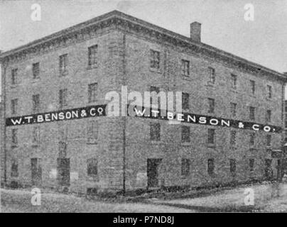 281-283 Rue de la commune Ouest - 1894. Foto Stock