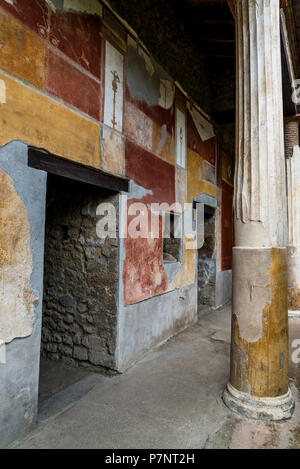 Pompei, sito archeologico vicino a Napoli, Casa di Venere nel guscio, Casa della Venere in conchiglia, Italia Foto Stock