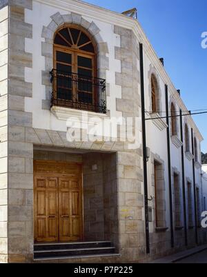 Nicolas Salmeron (1838-1908). Politico spagnolo. Presidente della Prima Repubblica Spagnola. Casa natale. Alhama Seca. Andalusia. Spagna. Foto Stock