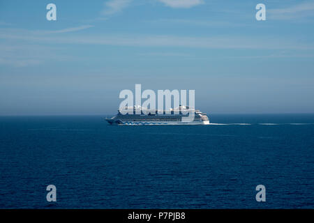 La nave di crociera Aidasol la crociera della costa norvegese. Foto Stock