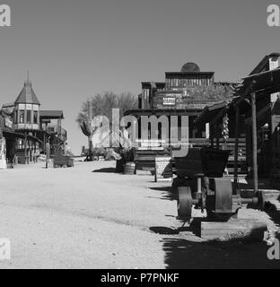 Città fantasma ghosttown Sedona in Arizona Sedona in Arizona sedona scenario desertico paesaggio cactus canyon oasi paesaggio paesaggio del Grand Canyon Bryce archi Foto Stock