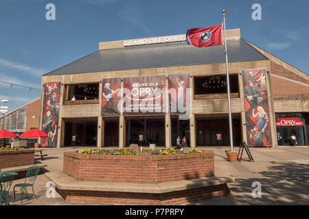 Grand Ole Opry House esterno, Nashville, Tennessee, Stati Uniti d'America Foto Stock