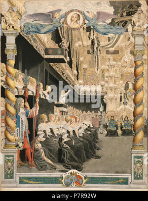 262 Maurice Leloir - Le Roy Soleil - Pompes Funebres de Madame Henriette Foto Stock